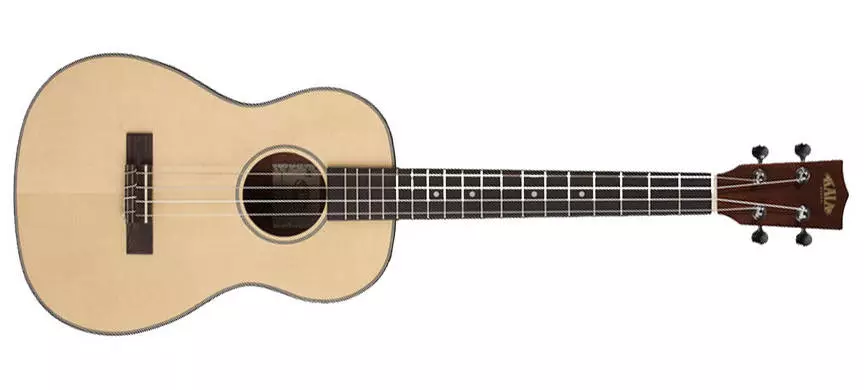 Spruce/Mahogany Baritone Ukulele - Gloss Finish