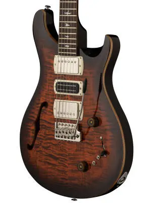 SE Special Semi-Hollow Electric Guitar with Gigbag - Orange Tiger Smokeburst