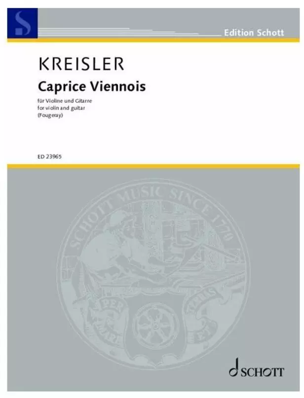 Caprice Viennois, Op. 2 - Kreisler/Fougeray - Violin/Guitar