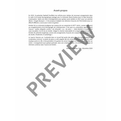 Caprice Viennois, Op. 2 - Kreisler/Fougeray - Violin/Guitar