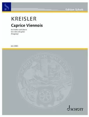 Schott - Caprice Viennois, Op. 2 - Kreisler/Fougeray - Violin/Guitar