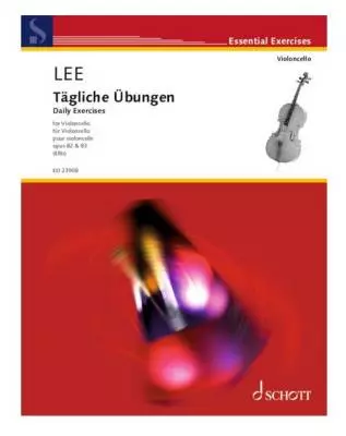 Schott - Daily Exercises for Cello, Op.82 and 83 - Lee/Ellis - Cello - Book
