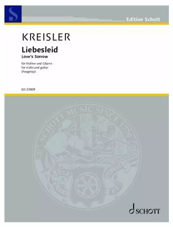 Liebesleid (Love\'s Sorrow) - Kreisler/Fougeray - Violin/Guitar