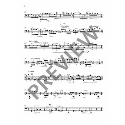Sonata: the Death of Don Quixote - Halffter - Cello - Sheet