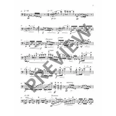 Sonata: the Death of Don Quixote - Halffter - Cello - Sheet