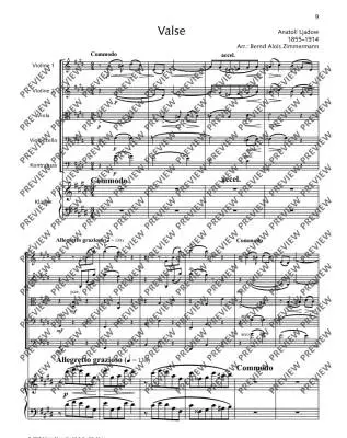 Three Dances - Zimmermann - String Quintet/Piano