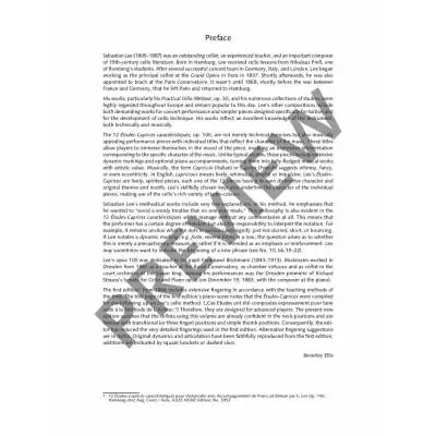 12 Etudes-Caprices Caracteristiques, Op.100 - Lee/Ellis - Cello/Piano - Book