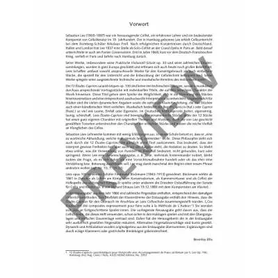 12 Etudes-Caprices Caracteristiques, Op.100 - Lee/Ellis - Cello/Piano - Book