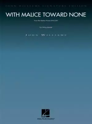 Hal Leonard - With Malice Toward None (from Lincoln) - Williams - String Quartet