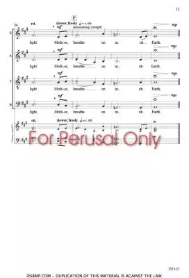 Oh Earth - Hammell - Choral Octavo - SATB A Cappella