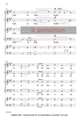 Oh Earth - Hammell - Choral Octavo - SATB A Cappella
