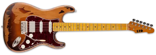 LTD George Lynch Electric Guitar - Distressed 2 Tone Burst