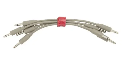 Intellijel - Patch Cables 3.5mm TS to same - 10cm - Grey (4 Pack)