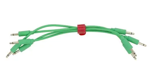 Intellijel - Patch Cables 3.5mm TS to same - 15cm - Green (4 Pack)