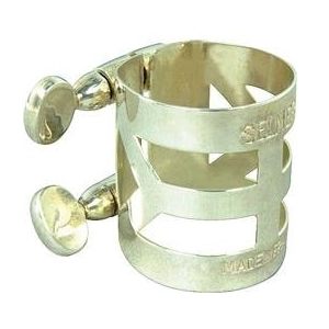 Paris Soprano Saxophone Ligature - Silver Plated