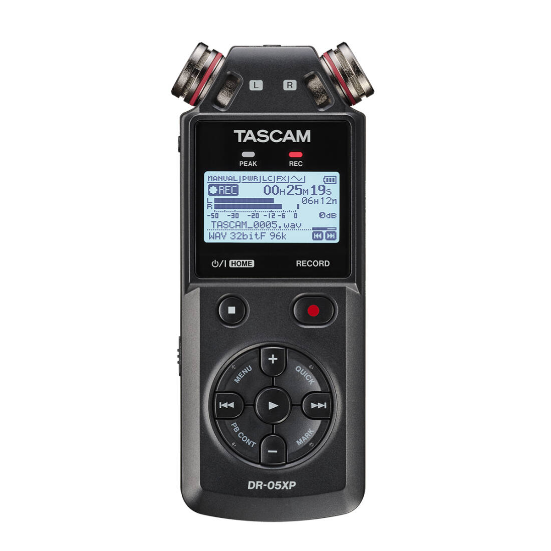 DR-05XP 2-Channel 32-Bit Float Portable Handheld Recorder with USB-C Interface