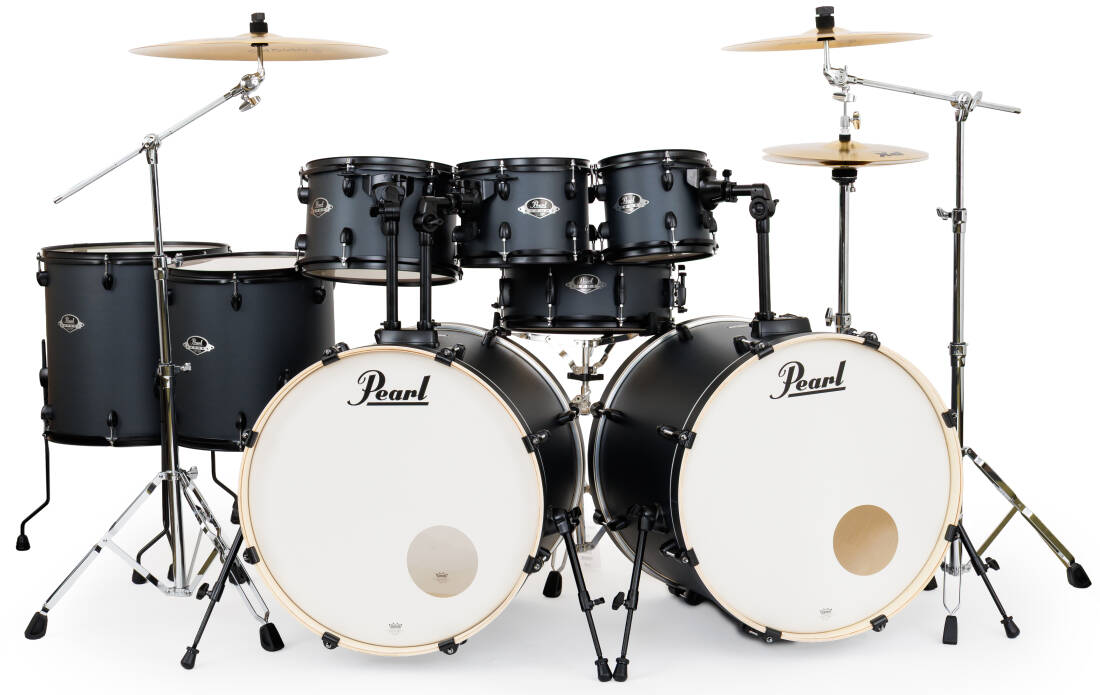 Limited Edition Export EXX 8-Piece Drum Kit with Cymbals and Hardware - Graphite Slate