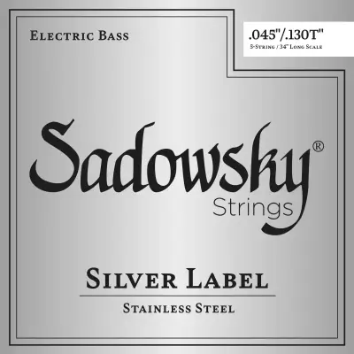 Sadowsky Guitars - Silver Label Bass 5-String Set - Long Scale (45-130)