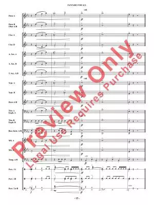 Fanfare for All - Shaffer - Concert Band - Multi-Level