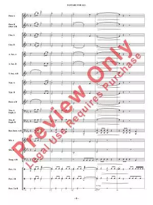 Fanfare for All - Shaffer - Concert Band - Multi-Level