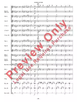 School of Fish - Hoefle - Concert Band - Multi-Level