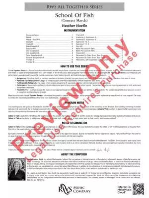 School of Fish - Hoefle - Concert Band - Multi-Level