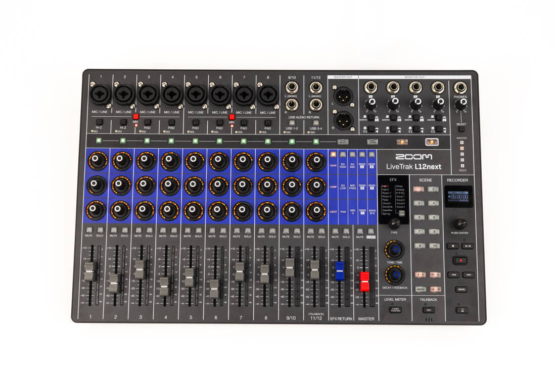 LiveTrak L12next Digital Mixer and Recorder