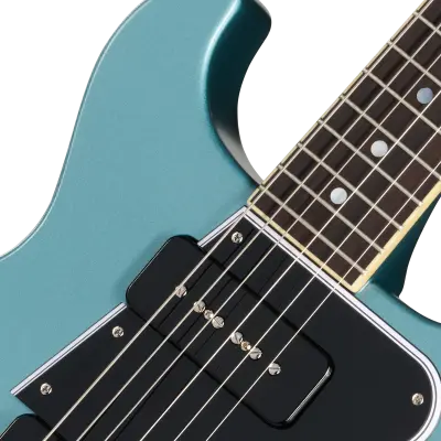 1960 Les Paul Special Double Cut Reissue Electric Guitar with Hardshell Case - Pelham Blue