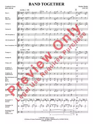 Band Together - Hoefle - Concert Band - Multi-Level