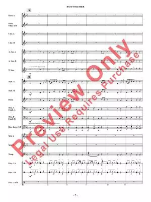 Band Together - Hoefle - Concert Band - Multi-Level