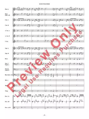 Band Together - Hoefle - Concert Band - Multi-Level