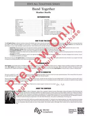 Band Together - Hoefle - Concert Band - Multi-Level