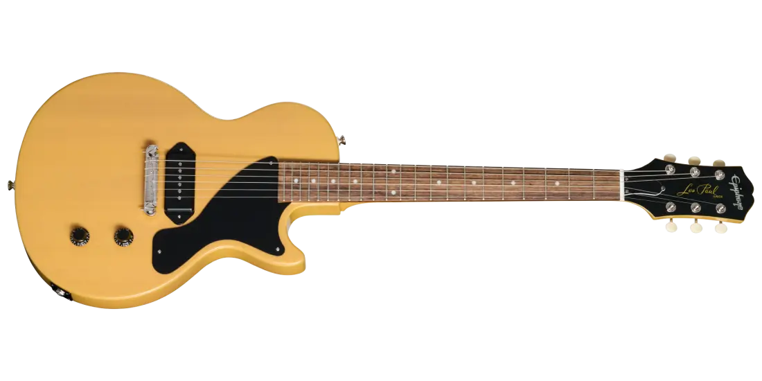 Les Paul Junior Electric Guitar with Gigbag - TV Yellow