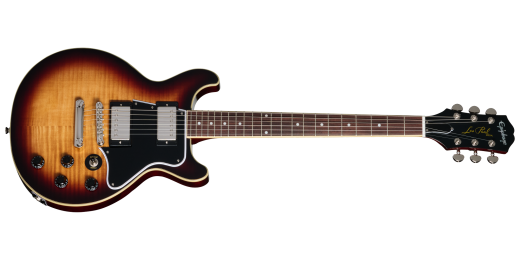 Epiphone - Les Paul Special Double Cut Figured Electric Guitar - Bourbon Burst