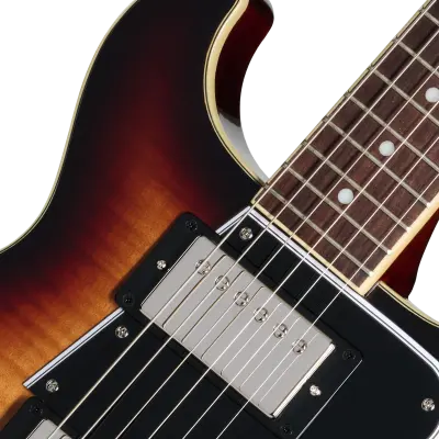 Les Paul Special Double Cut Figured Electric Guitar - Bourbon Burst