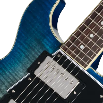 Les Paul Special Double Cut Figured Electric Guitar - Ocean Water