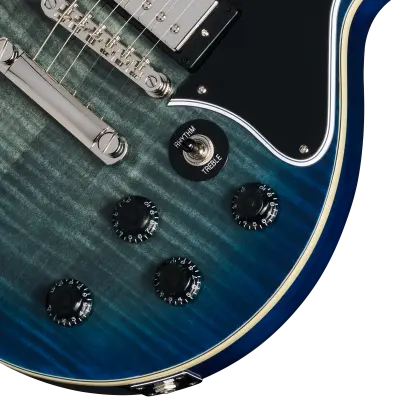 Les Paul Special Double Cut Figured Electric Guitar - Ocean Water
