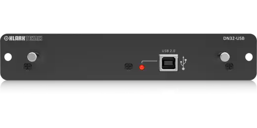 Klark Teknik - DN32-USB 32 x 32-Channel USB Audio Interface Expansion Module