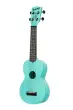 Glow-in-the-Dark Soprano Recycled Waterman Ukulele - Aqua Mist