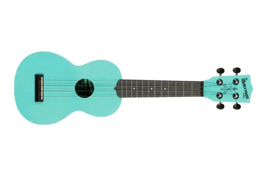 Kala - Glow-in-the-Dark Soprano Recycled Waterman Ukulele - Aqua Mist