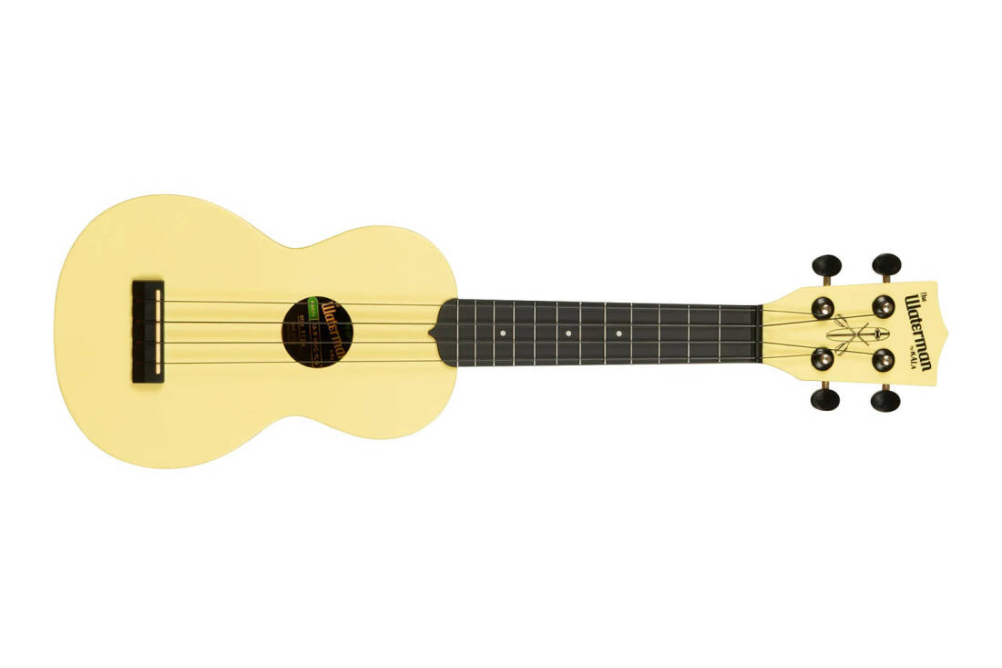Glow-in-the-Dark Soprano Recycled Waterman Ukulele - Starlight Yellow