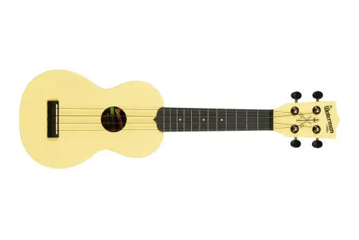 Kala - Glow-in-the-Dark Soprano Recycled Waterman Ukulele - Starlight Yellow