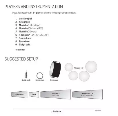 Jingle Bells - Pierpont/Esquivel - Percussion Ensemble
