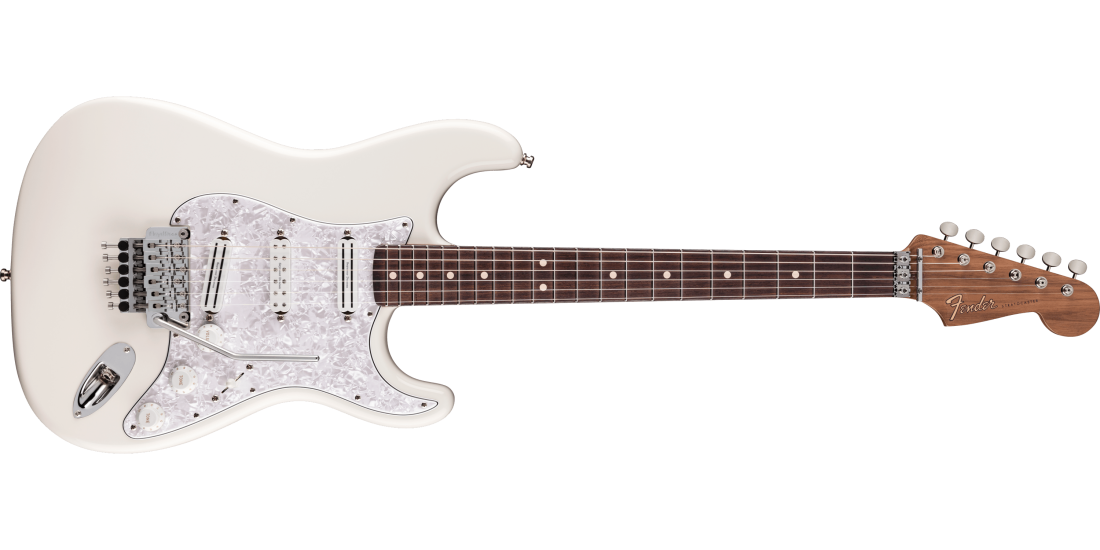 Limited Edition Masterbuilt Dave Murray Stratocaster NOS, 3A Rosewood Fingerboard - Olympic White
