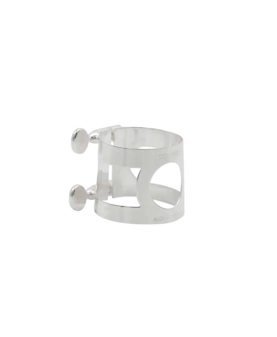 Paris Bass Clarinet Ligatures - Silver Plated
