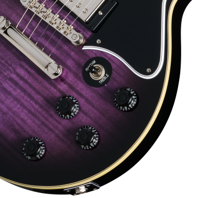 Les Paul Special Double Cut Figured Electric Guitar - Dark Purple Burst