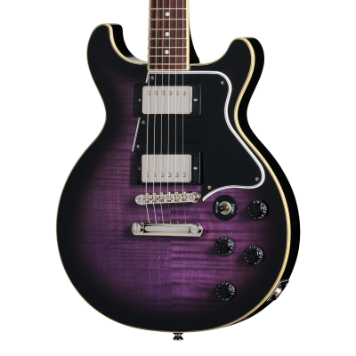 Les Paul Special Double Cut Figured Electric Guitar - Dark Purple Burst
