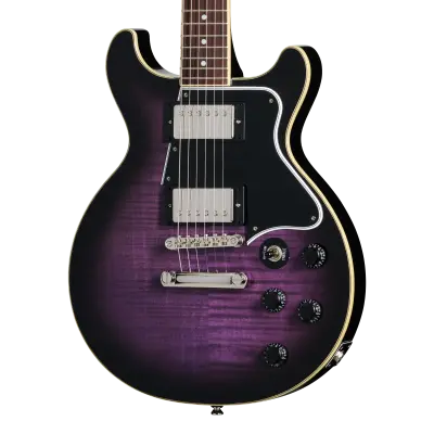 Les Paul Special Double Cut Figured Electric Guitar - Dark Purple Burst