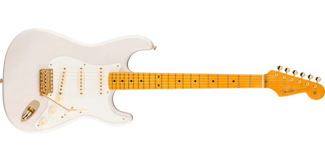 Limited Edition American Vintage II 1957 Stratocaster, Flame Maple Fingerboard - White Blonde