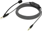 BC12 Premium Headphone Cable with Boom Microphone and In-Line Control